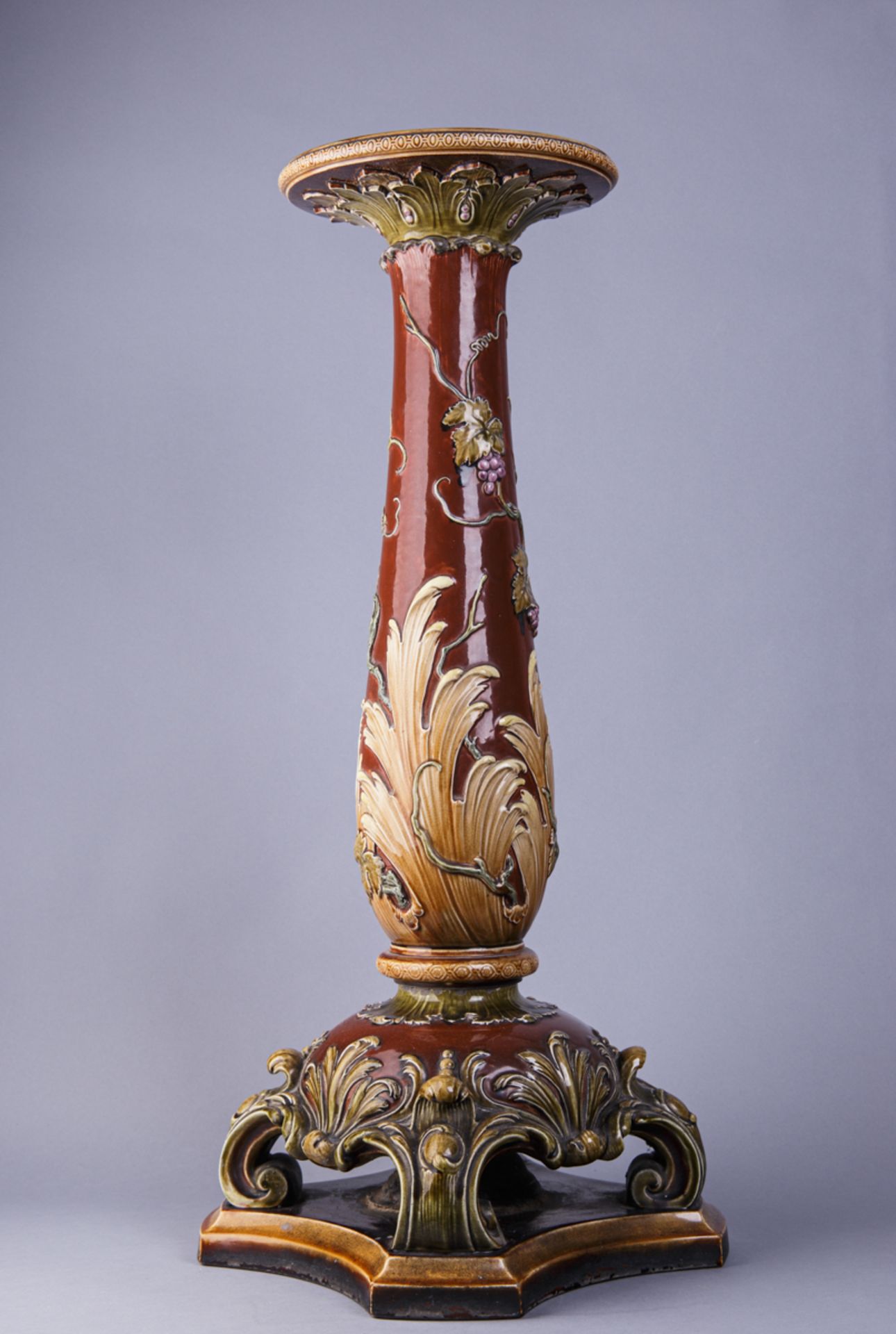 Hohe Blumensäule, ca. 1880-1900 - Bild 4 aus 4