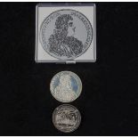 Replik Kölner Reichstaler 1705, 1975, Silber 835