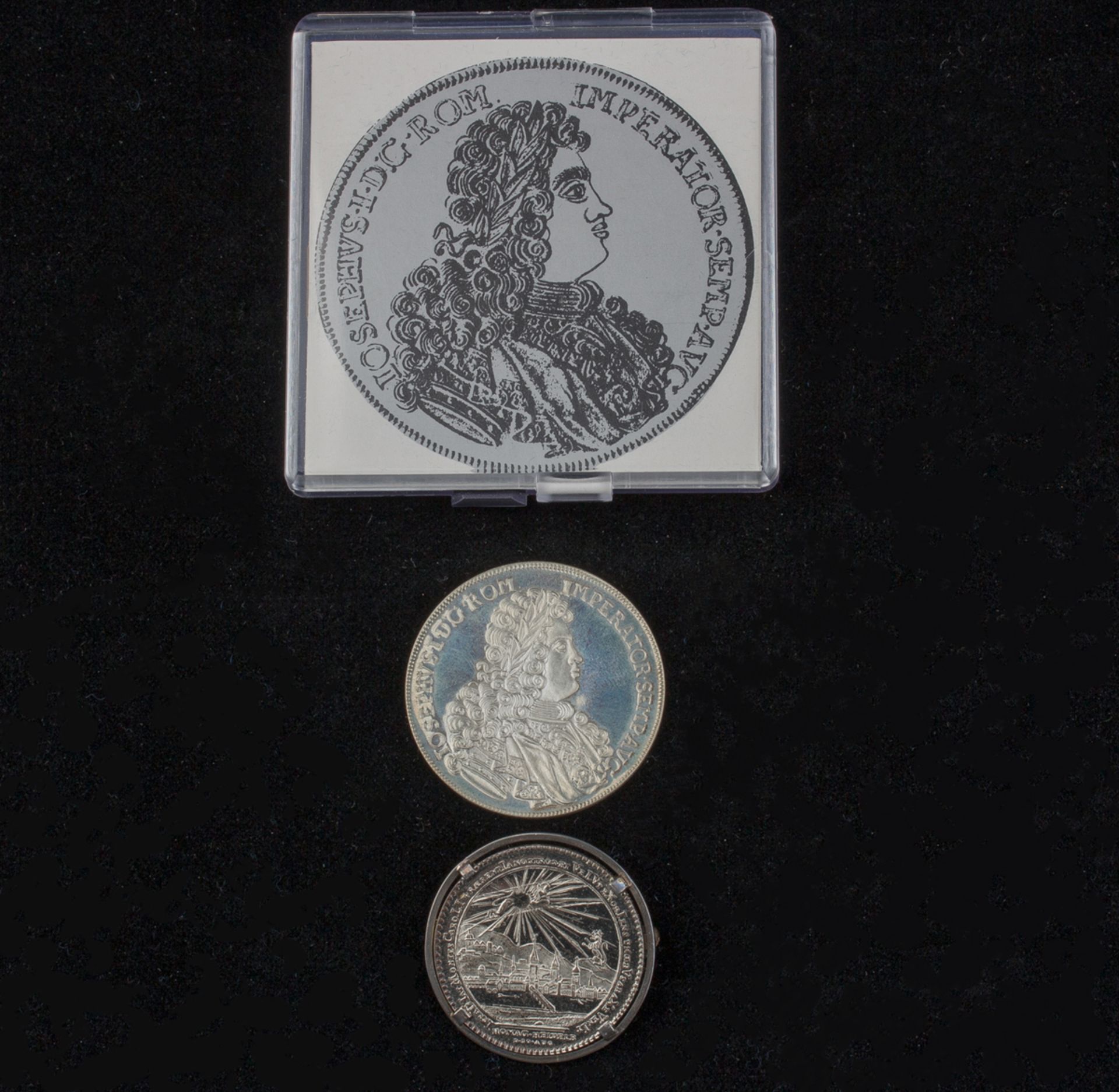 Replik Kölner Reichstaler 1705, 1975, Silber 835