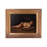 After Michelangelo Merisi Da Caravaggio (Late 19th Century), Sleeping Cupid, unsigned, oil on