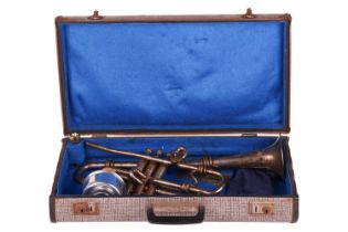 A bespoke trumpet, modified for Vivian Stanshall, founding member of the Bonzo Dog Doo-Dah Band,
