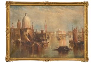 St Clair Augustin Mullholland (alias Sydney A Mulholland) (1839 - 1910), View of Venice, with