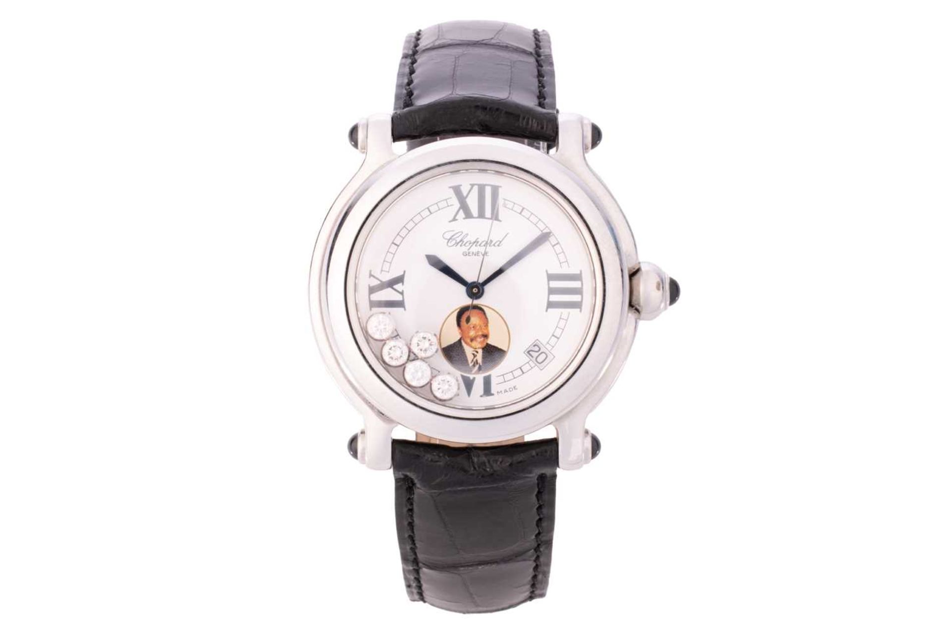 A Chopard Happy Sport Stainless Steel Wristwatch Model: 8347 Serial: 28/8964-23 1173242 Year: