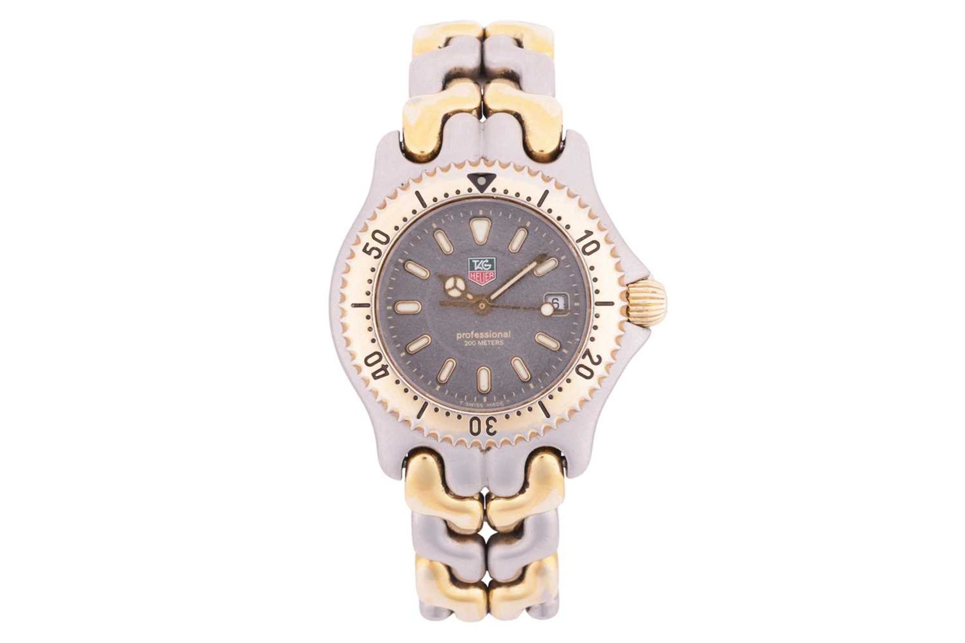 A Tag Heuer Professional 200 Meters Lady's Watch Model: WG 1320-2 Serial: EE2009 Case Material: