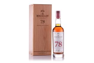 The Macallan 78 year old, The Red Collection. Distilled and bottled by The Macallan Distillery Ltd