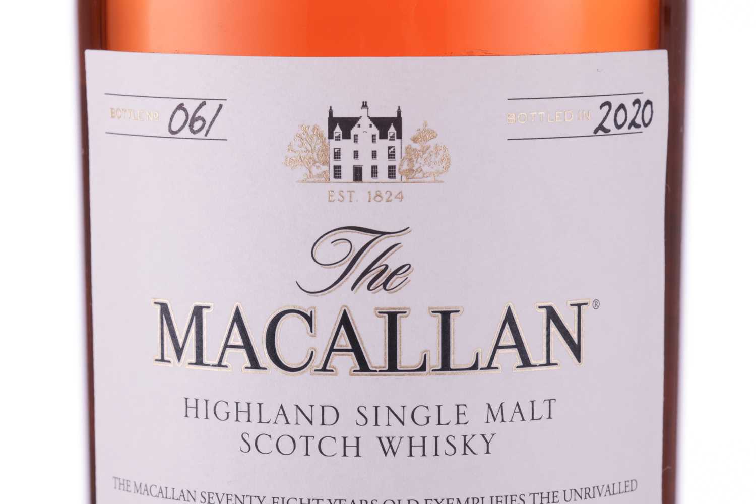 The Macallan 78 year old, The Red Collection. Distilled and bottled by The Macallan Distillery Ltd - Image 7 of 13