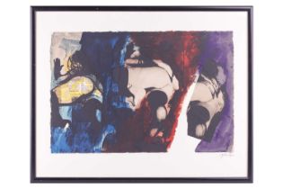 John Piper (1903 - 1992), Eye and Camera: Red, Blue and Yellow, signed in pencil, Kelpra Studios