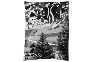 Jonas Wood (b. 1977), Untitled (2018), 100% Cashmere Blanket, 172 x 128 cm, Edition of 75 One