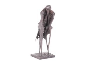 Michael Ayrton (1921-1975) British, a patinated bronze abstract "Mantic" figure, early 1960s,