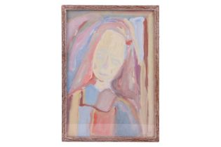 Patrick Hayman (1915-1988), 'Young Girl', signed and dated '48, watercolour, 24.5 cm x 17 cm, framed