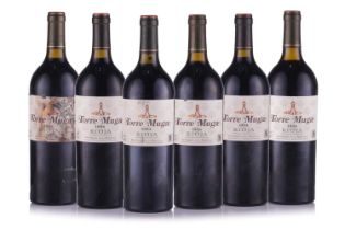 Six Bottles of Torre Muga Rioja, 3 of 1995, and 3 of 1994 Qty: 6 Private Cellar in Hampstead Into