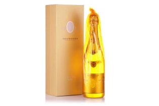 A bottle of Louis Roederer Cristal Champagne 2012, 750ml, 12% with a presentation box. Please note