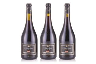 Three bottles of Archery Summit Estate Pinot Noir, Oregon, 2001 Cellar in East Sussex Into Neck