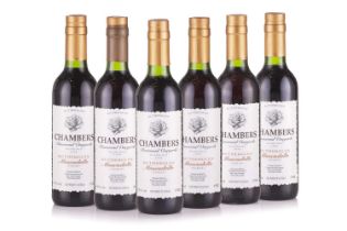 Six bottles of Chambers Rosewood Vineyard Rutherglen Muscadelle, Tokay, NV, 375ml Cellar in East
