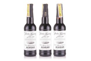 Three bottles of Alvear Solera 1910 Pedro Ximenez Viejisimo, Montilla-Moriles, 15%, 37.5cl Cellar in