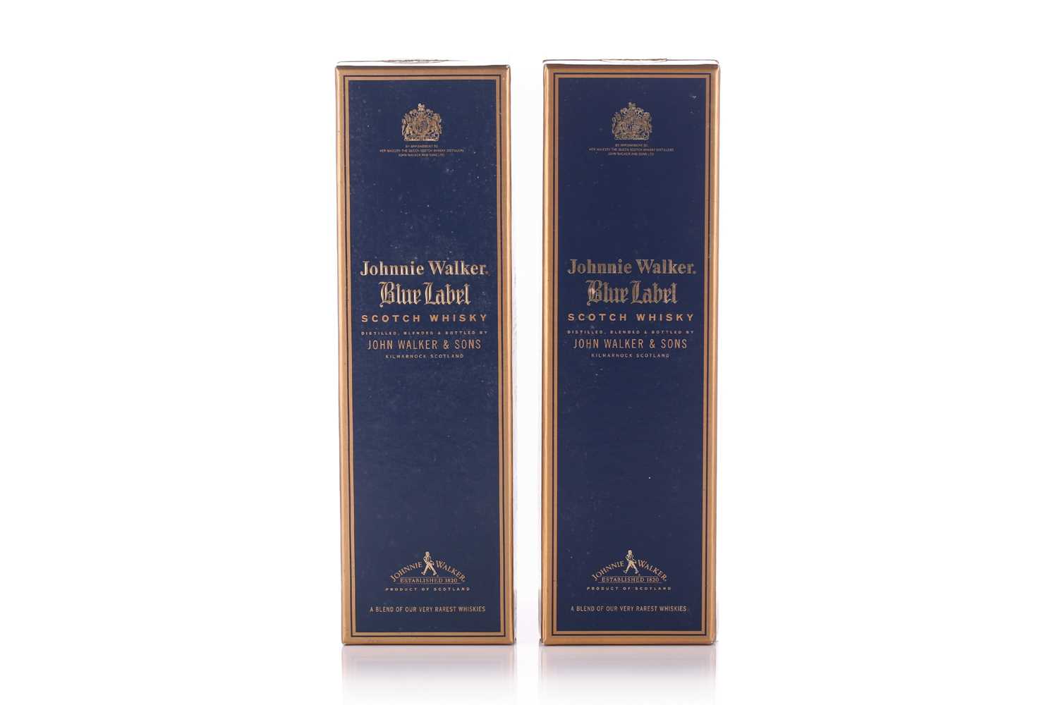 Two bottles of Johnnie Walker Blended Blue Label Scotch Whisky, 43%, 750ml