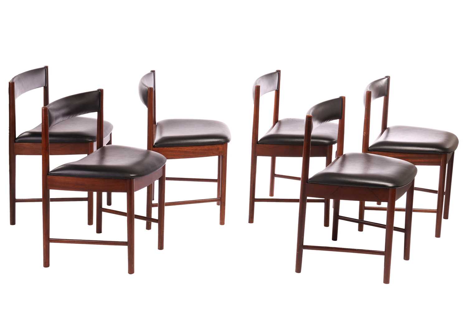 A set of six "Mid-Century Vintage" McIntosh teakwood dining chairs (4103) designed by AH. - Bild 4 aus 5