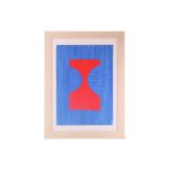 Sir Terry Frost (1915 - 2003), Red and Blue Collage, inscribed dated and signed verso in pencil '