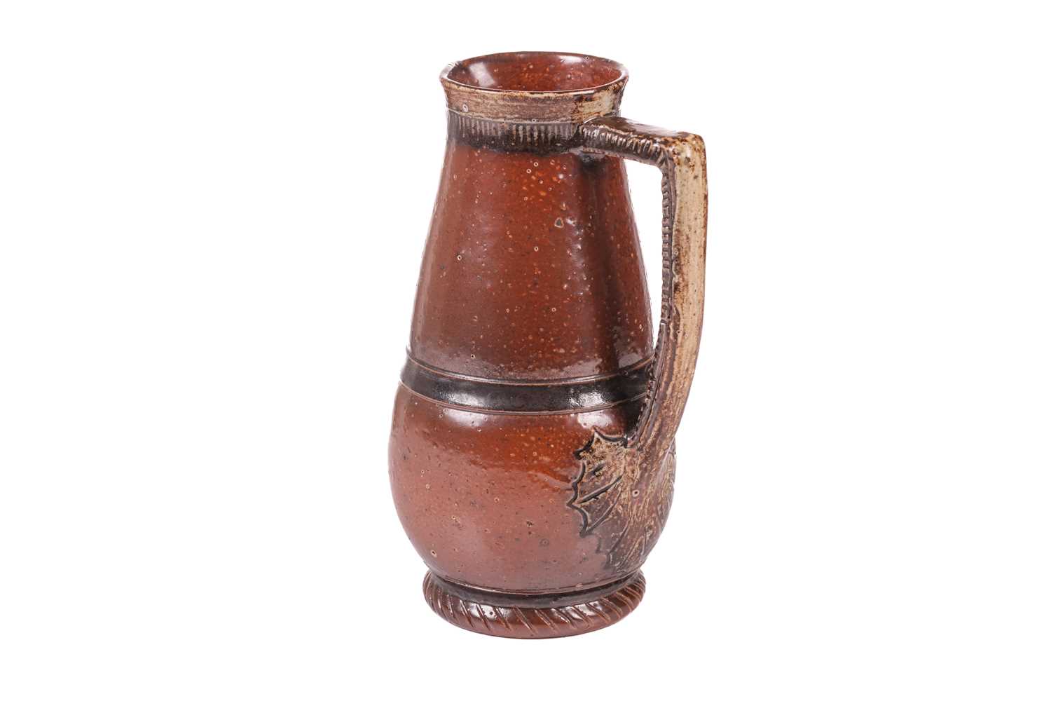 A late 19th-century Martin Brothers salt-glazed jug, by Robert Wallace Martin, of traditional form - Image 5 of 13