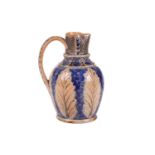 A late 19th-century stoneware jug by Thomas Smith & Co, in the manner of Doulton or Martin Brothers,