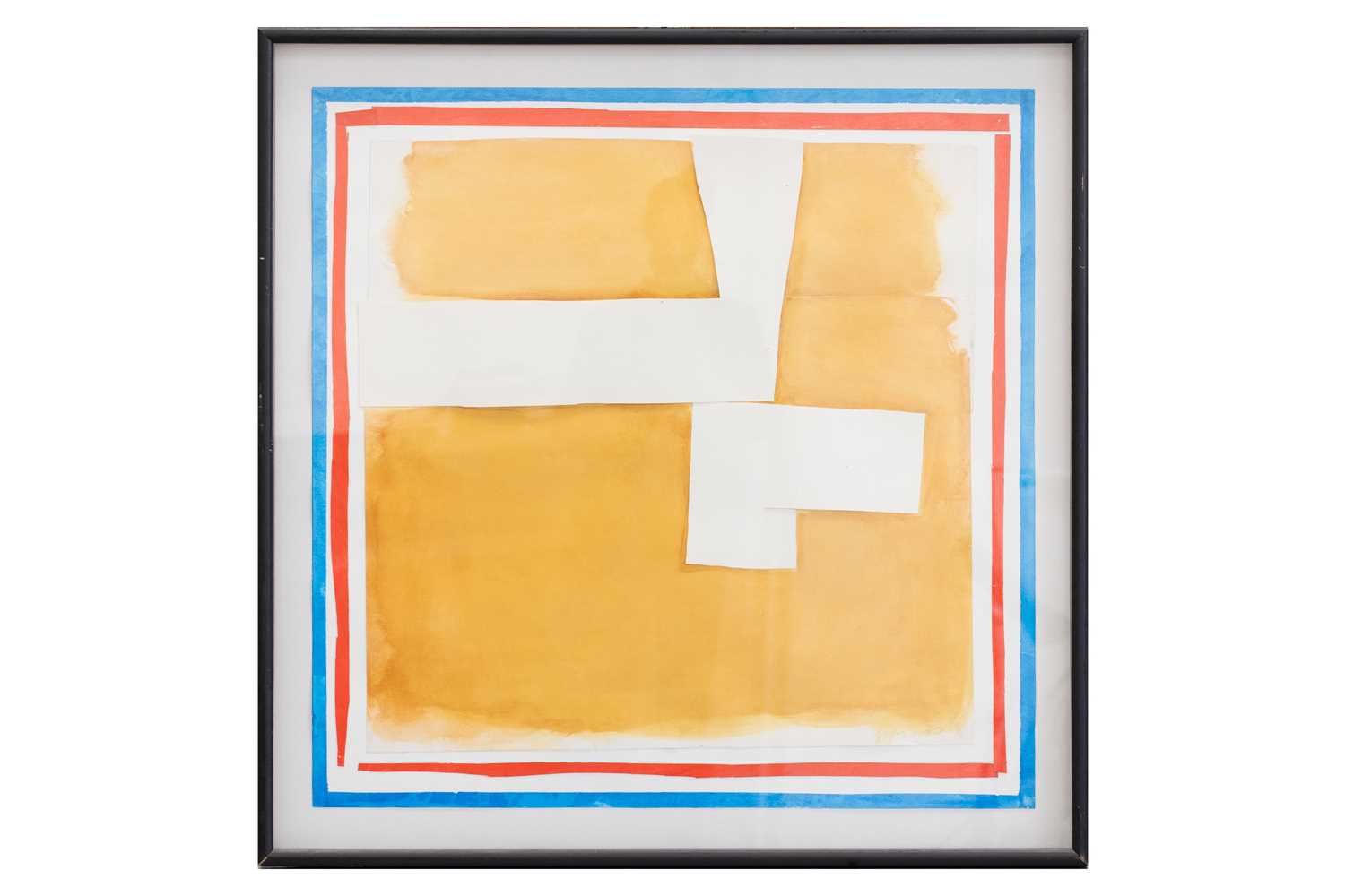 Sandra Blow (1925 - 2006), Abstract in Ochre, signed and dated 'Blow '93' (lower right), mixed media