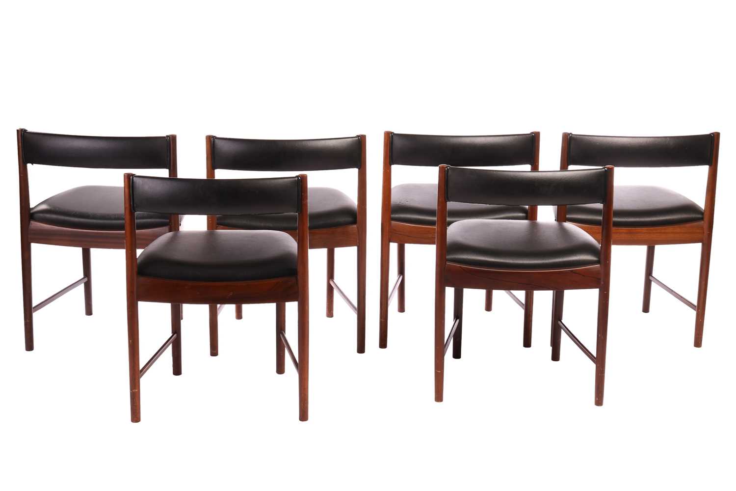 A set of six "Mid-Century Vintage" McIntosh teakwood dining chairs (4103) designed by AH. - Bild 2 aus 5