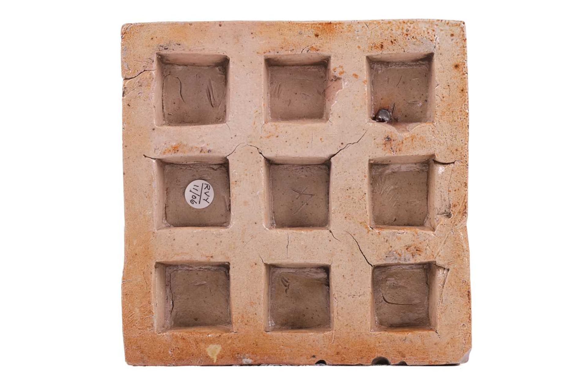 A late 19th-century Martin Brothers stoneware square tile, by Robert Wallace Martin, depicting a - Image 3 of 21