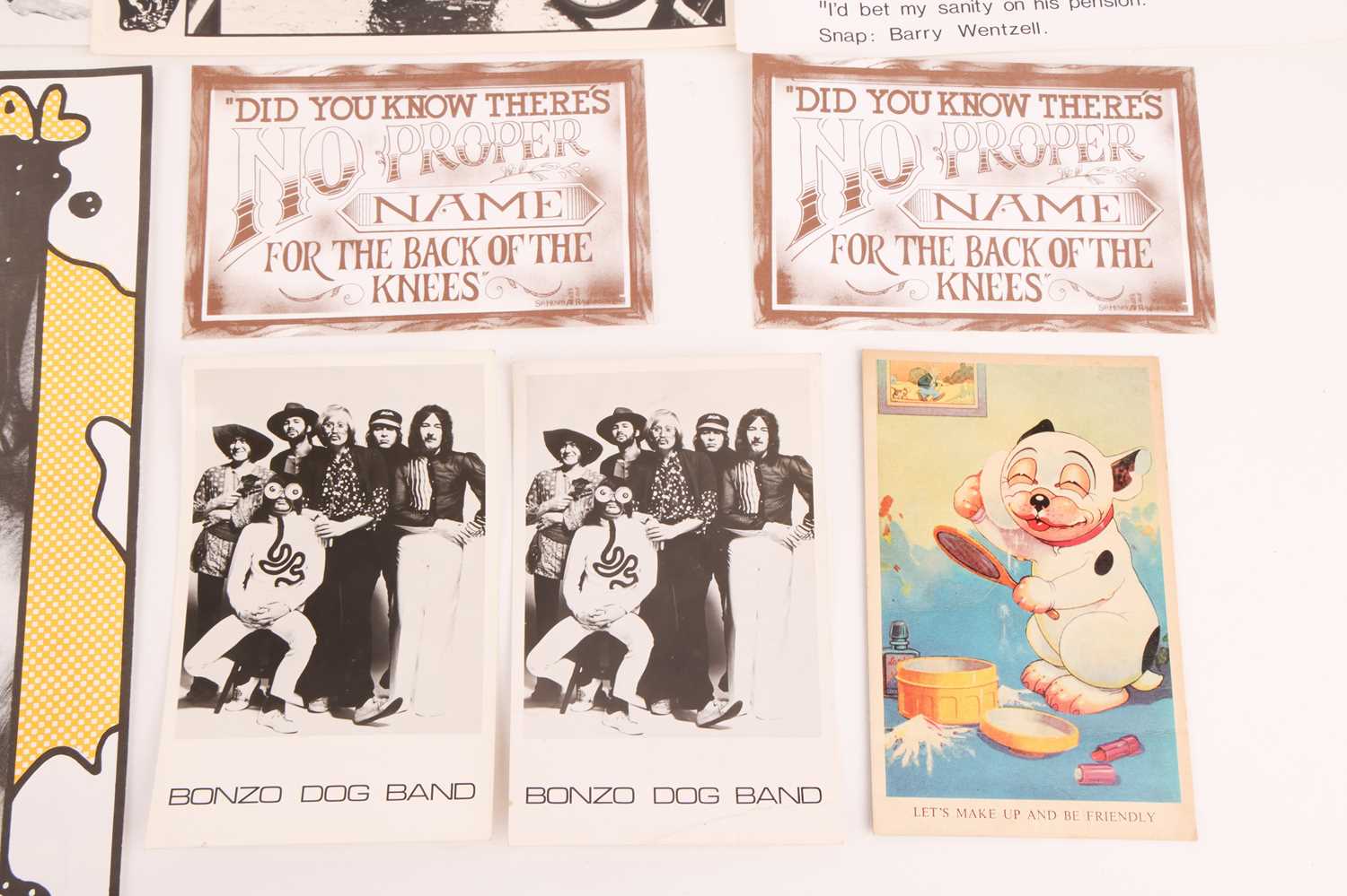 A collection of assorted original promotional ephemera relating to The Bonzo Dog Doo-Dah Band and Vi - Image 6 of 8