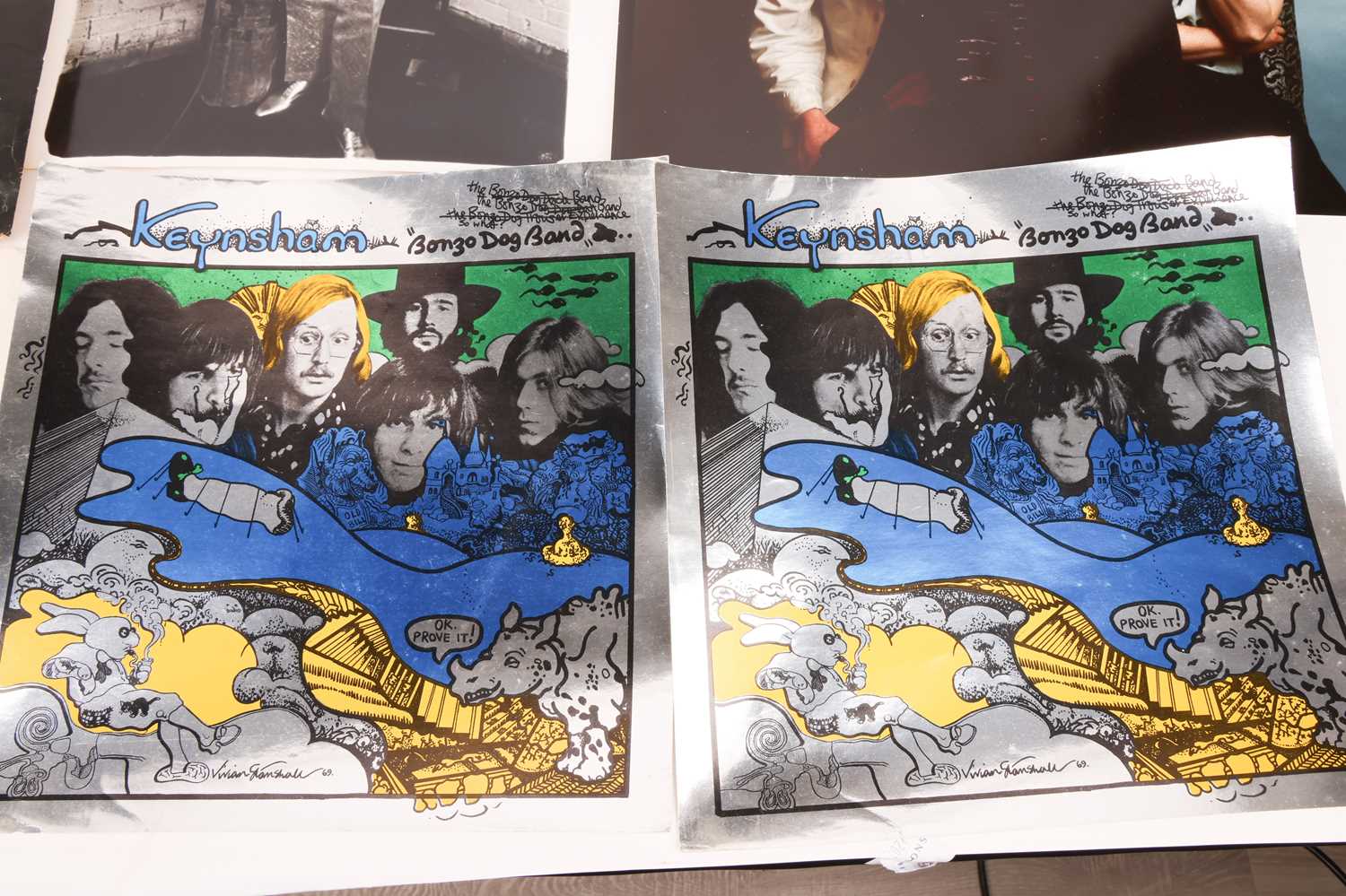 A collection of original Bonzo Dog Doo-Dah Band ephemera, comprising a small promotional poster for - Image 2 of 5
