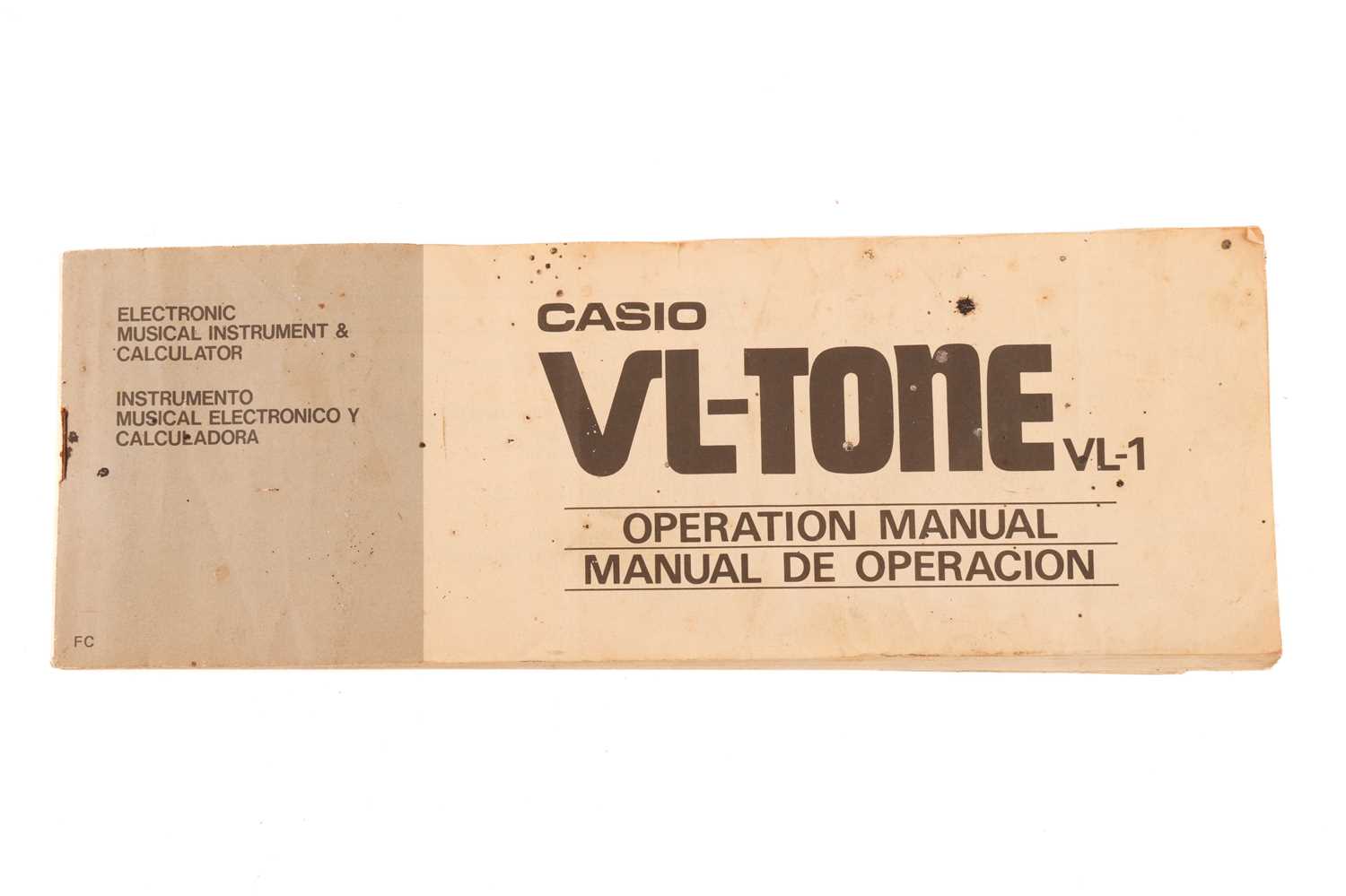 A Casio VL-Tone VL-1 Keyboard, with original carry pouch and operation manual, from the personal col - Image 6 of 9