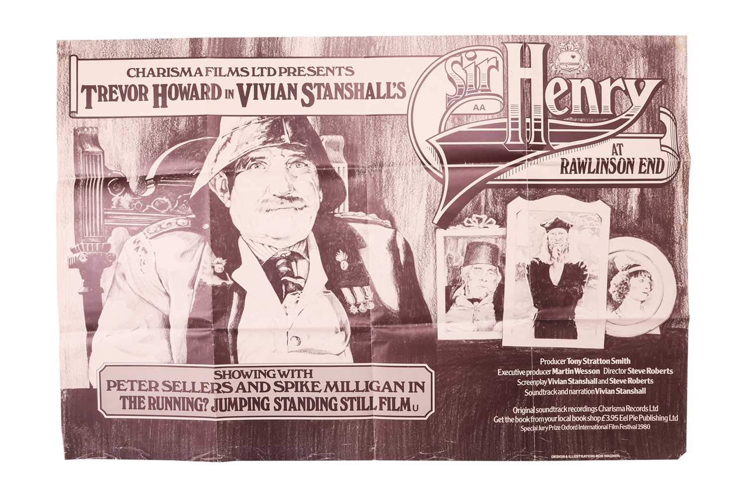 Sir Henry at Rawlinson End: an original British quad poster for the 1980 film comedy written by Vivi - Image 2 of 9
