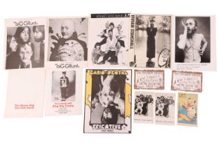 A collection of assorted original promotional ephemera relating to The Bonzo Dog Doo-Dah Band and