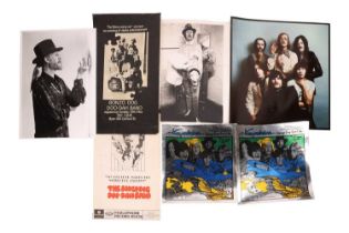 A collection of original Bonzo Dog Doo-Dah Band ephemera, comprising a small promotional poster