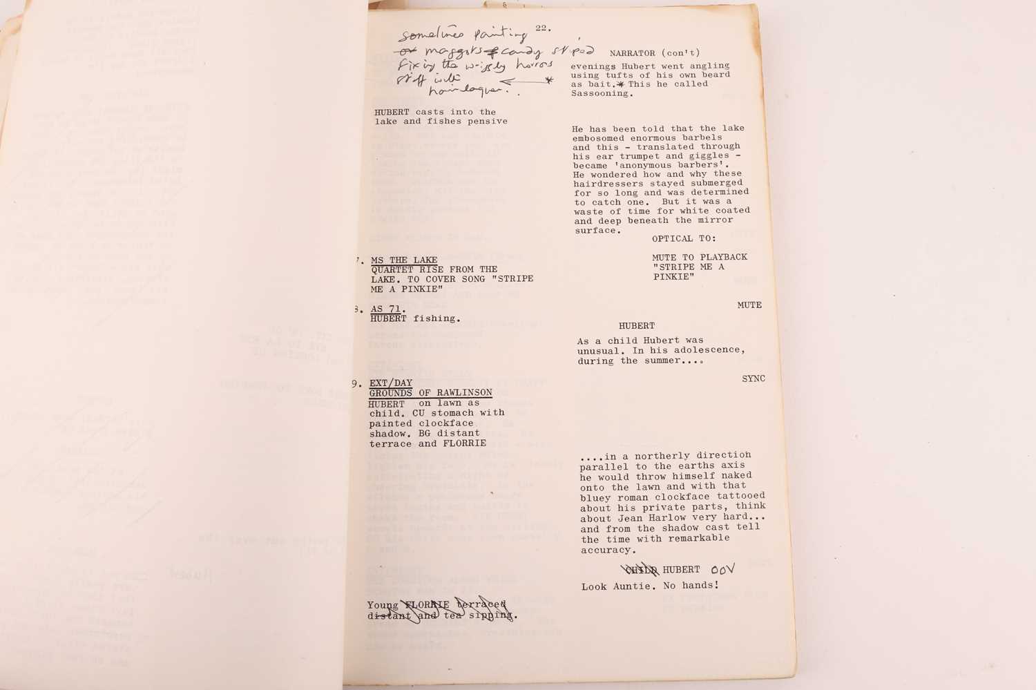 'Sir Henry at Rawlinson End': an original film 'Shooting Script I' from the 1980 film, written by Vi - Image 14 of 14