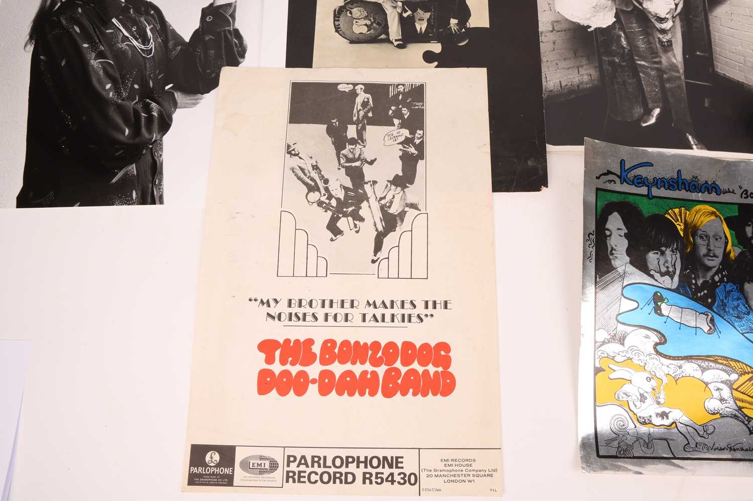 A collection of original Bonzo Dog Doo-Dah Band ephemera, comprising a small promotional poster for - Image 3 of 5