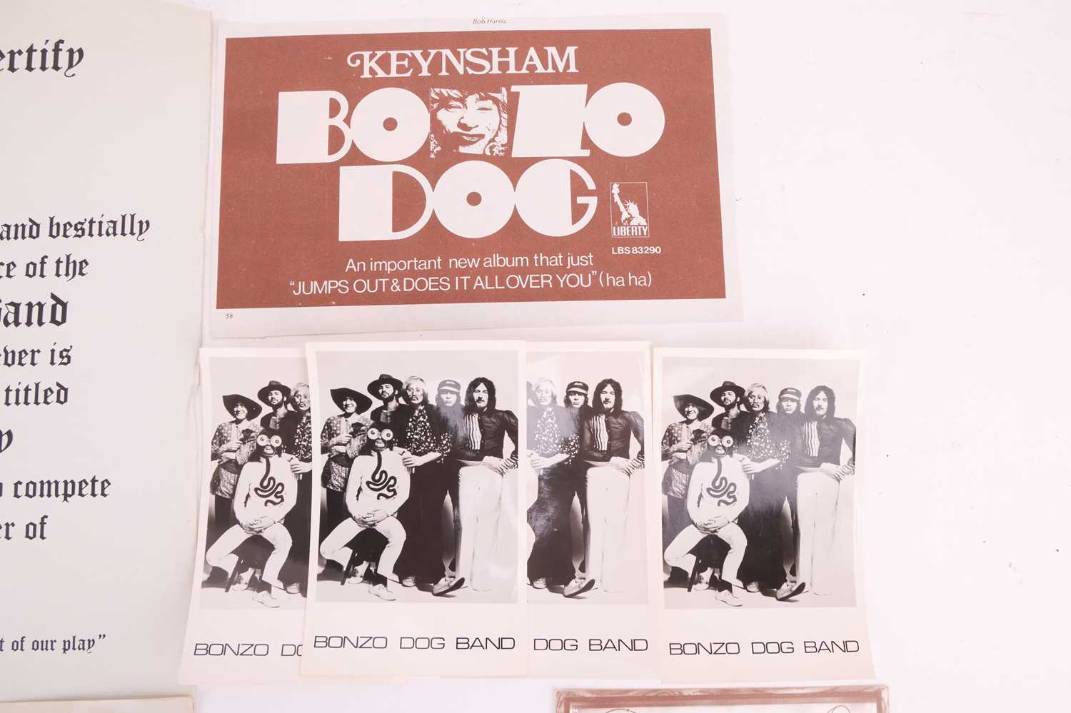 From the personal collection of Vivian Stanshall, founding member of the Bonzo Dog Doo-Dah Band, fou - Image 4 of 7