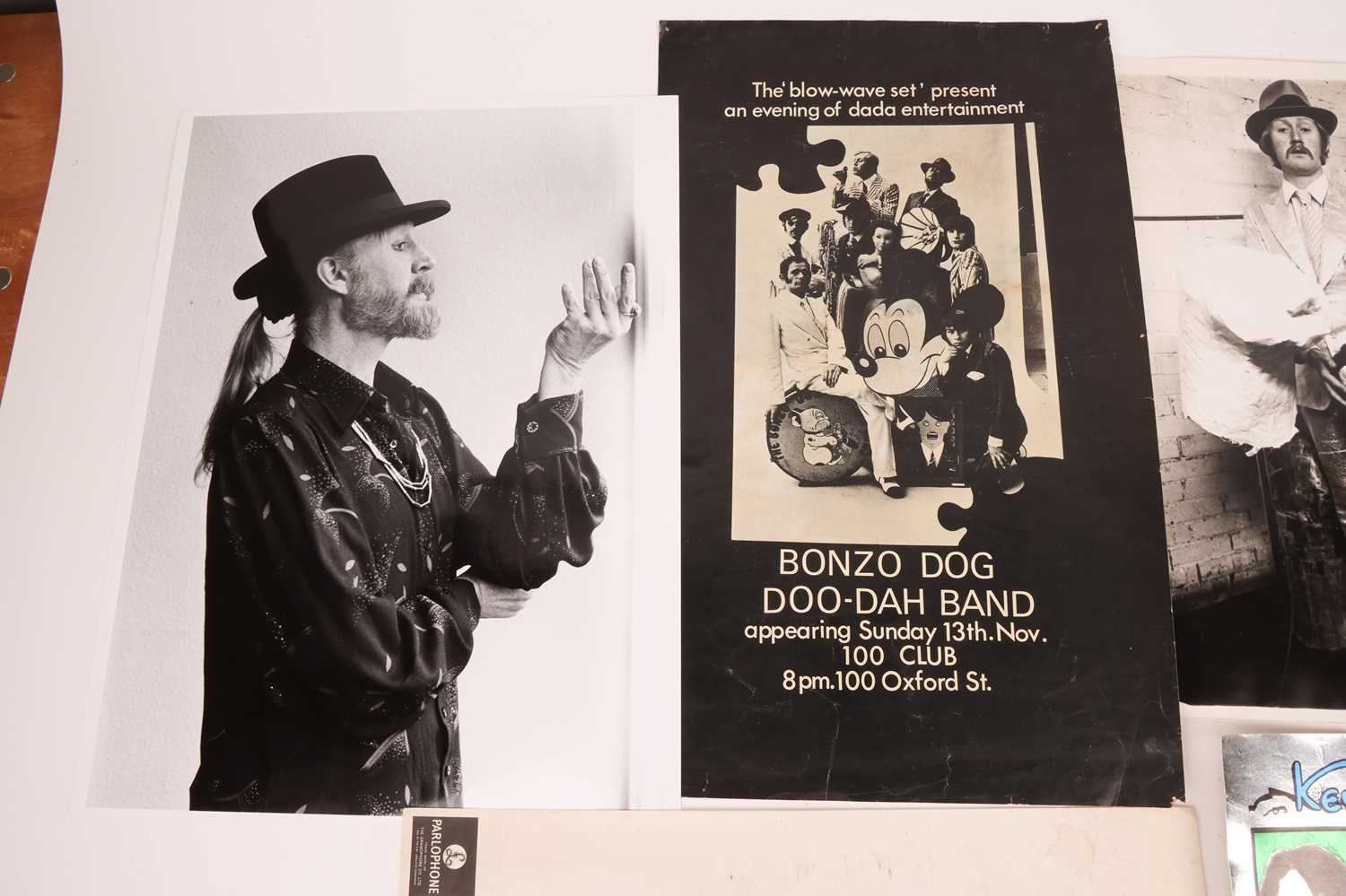 A collection of original Bonzo Dog Doo-Dah Band ephemera, comprising a small promotional poster for - Image 5 of 5