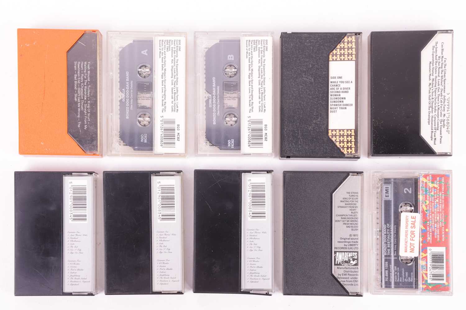 From the personal collection of Vivian Stanshall, a group of ten cassette tapes, comprising: 2 x 'Go - Image 3 of 3