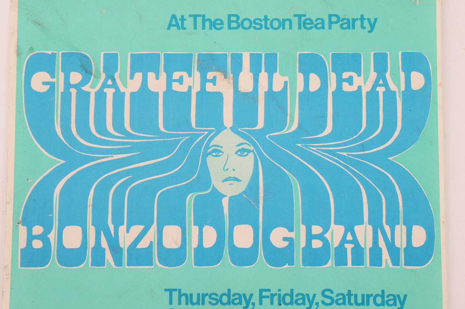 An original first-printing concert handbill for Grateful Dead / Bonzo Dog Band at 'The Boston Tea Pa - Image 4 of 4