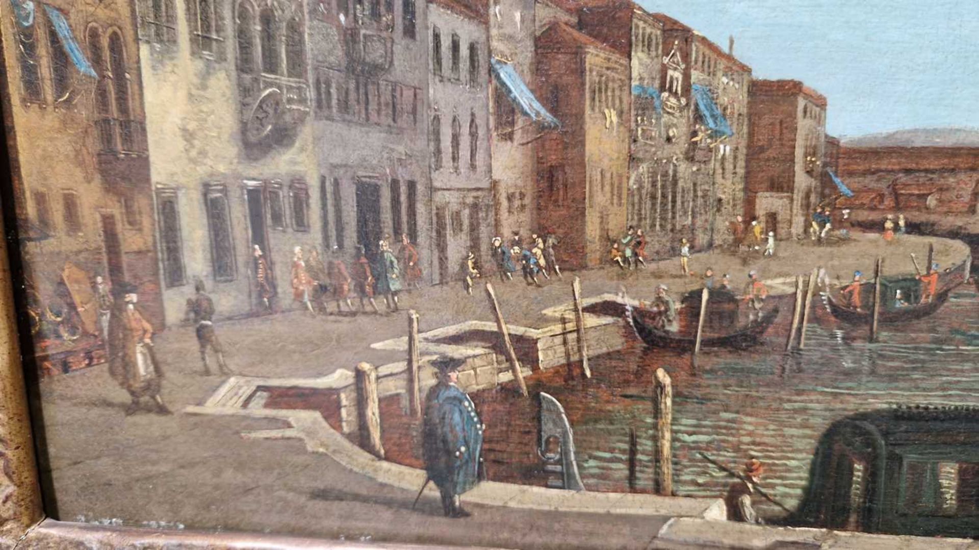 Venetian School (18th Century), A pair of Venetian landscapes: The Rialto Bridge from the south and  - Bild 28 aus 28