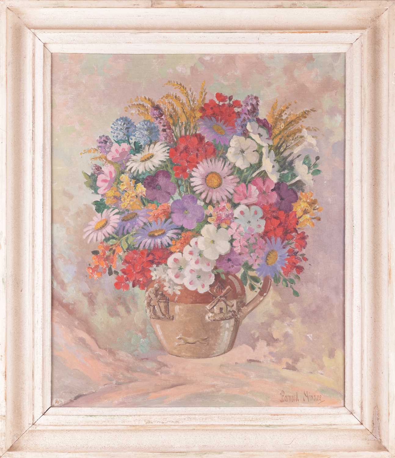 Bernard Ninnes (1899-1971), Jug of flowers, signed 'Bernard Ninnes' (lower right), oil on canvas, 61 - Image 2 of 9