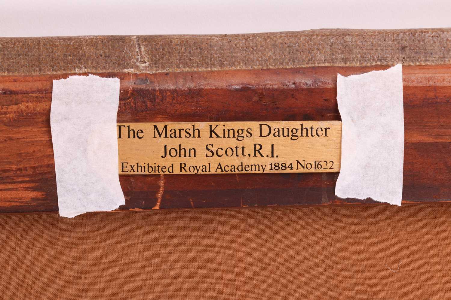 John Scott RI, RBA (1949-1919), ‘Incident from the Marsh Kings Daughter’, obscured signature and dat - Image 5 of 8