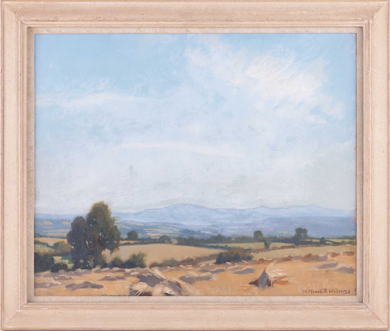 Morris Meredith Williams (1881 - 1973), 'Cosdon, Belstone and Yes Tor', signed, labelled verso, oil  - Image 2 of 6