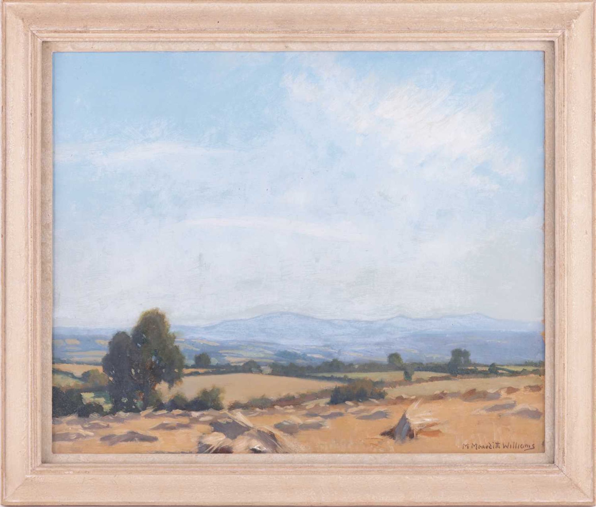 Morris Meredith Williams (1881 - 1973), 'Cosdon, Belstone and Yes Tor', signed, labelled verso, oil  - Bild 2 aus 6