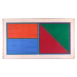Gordon House (1932-2004), 'Triangle G', 1971 colour screenprint, unsigned, 53 cm x 96 cm framed and 