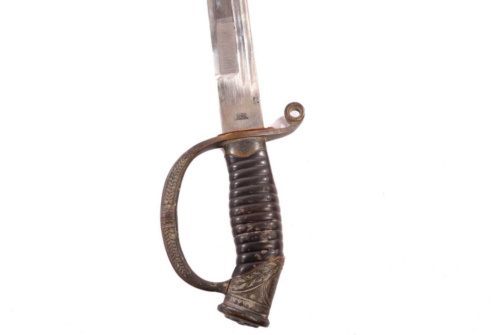 An Imperial Russian Army Officer's 1881-1909 Shaskha (sabre) the cartouche to the hilt vacant of a c - Bild 8 aus 8
