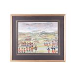 John Paddy Carstairs (1916 - 1970), Napoleonic battle scene with Scottish and French forces, signed 
