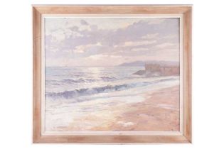 William Eric Thorp (1901 - 1993), 'The Breaking Wave', signed 'W. Eric Throp' (lower left), oil on