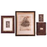 A collection of items relating to Lieutenant Colonel Seaward Longhurst, comprising a 19th-century al