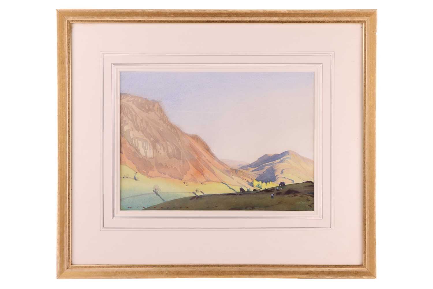 William Heaton Cooper (1903 - 1995), Sunrise above Grasmere, signed W.H. Cooper (lower left), waterc